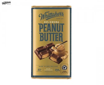 Whittaker‘s 惠特克 花生酱夹心巧克力 250克(33%可可) Whittaker‘s 惠特克 花生酱夹心巧克力 250克(33%可可)